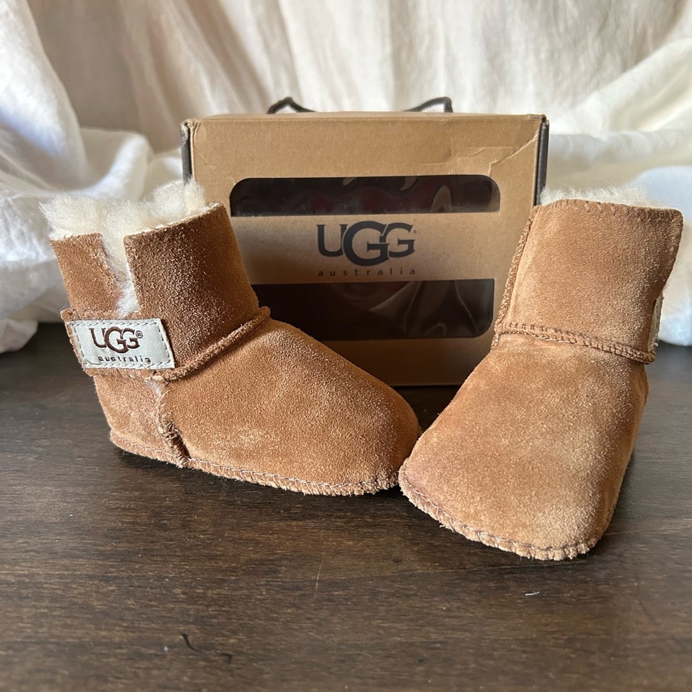 UGG Baby Cozy Brown Booties